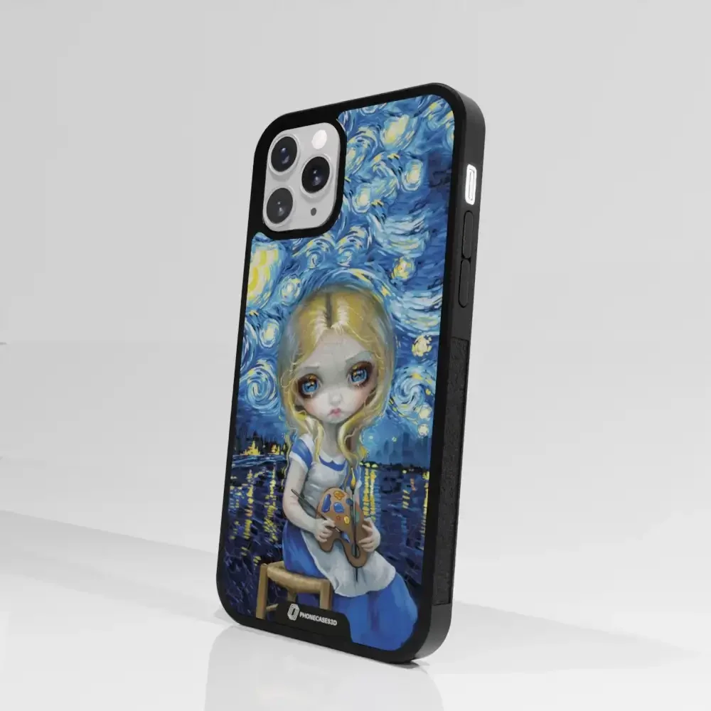 Jasmine Becket Official 3D Phone Case Design Alice in a Van Gogh Nocturne - Image 78
