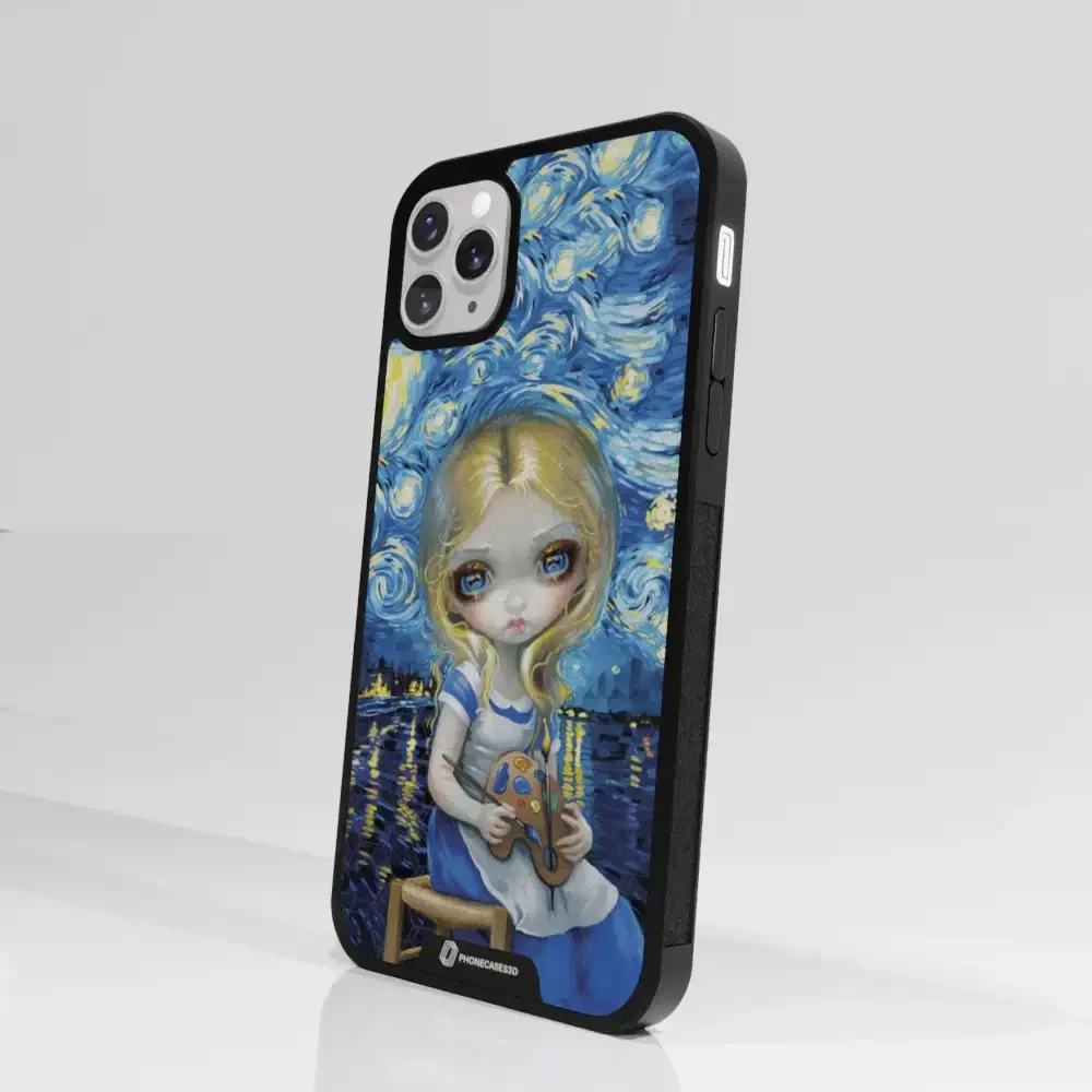 Jasmine Becket Official 3D Phone Case Design Alice in a Van Gogh Nocturne - Image 79