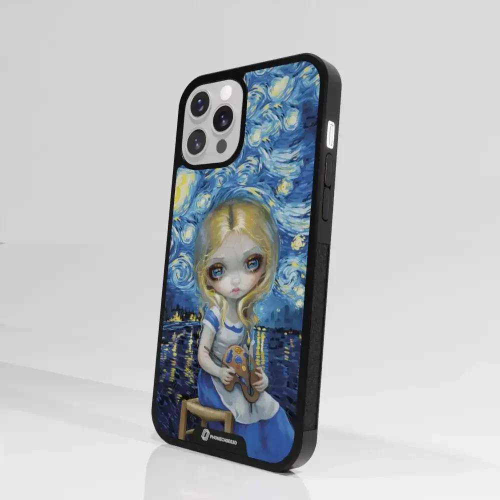 Jasmine Becket Official 3D Phone Case Design Alice in a Van Gogh Nocturne - Image 82