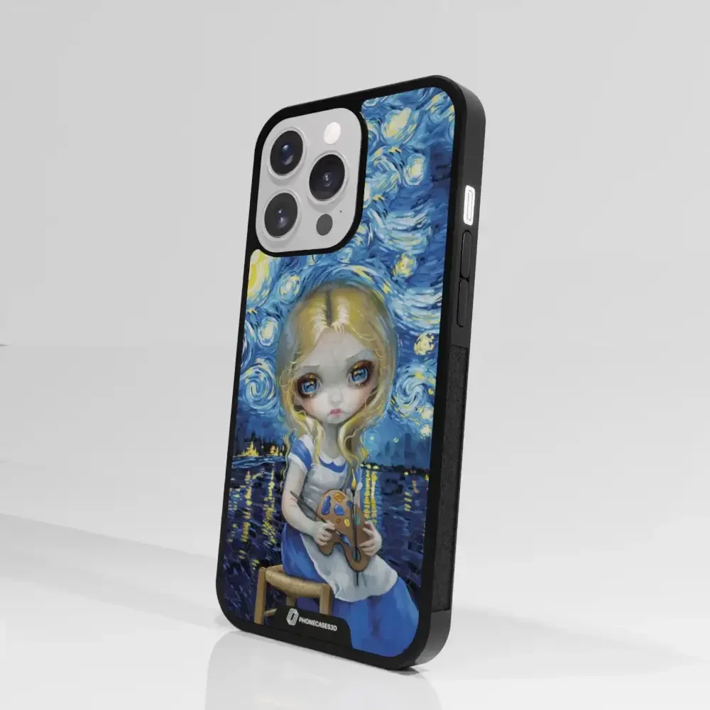 Jasmine Becket Official 3D Phone Case Design Alice in a Van Gogh Nocturne - Image 86
