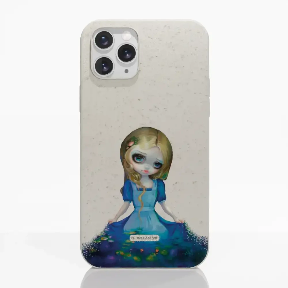 Jasmine Becket Official Compostable Phone Case Design Alice in Monets Lillies - Image 2
