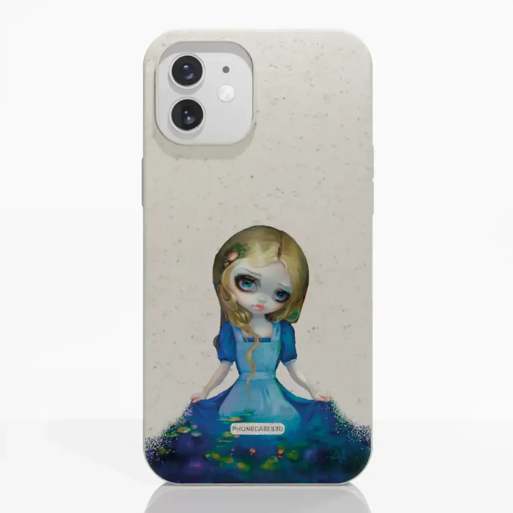 Jasmine Becket Official Compostable Phone Case Design Alice in Monets Lillies - Image 4