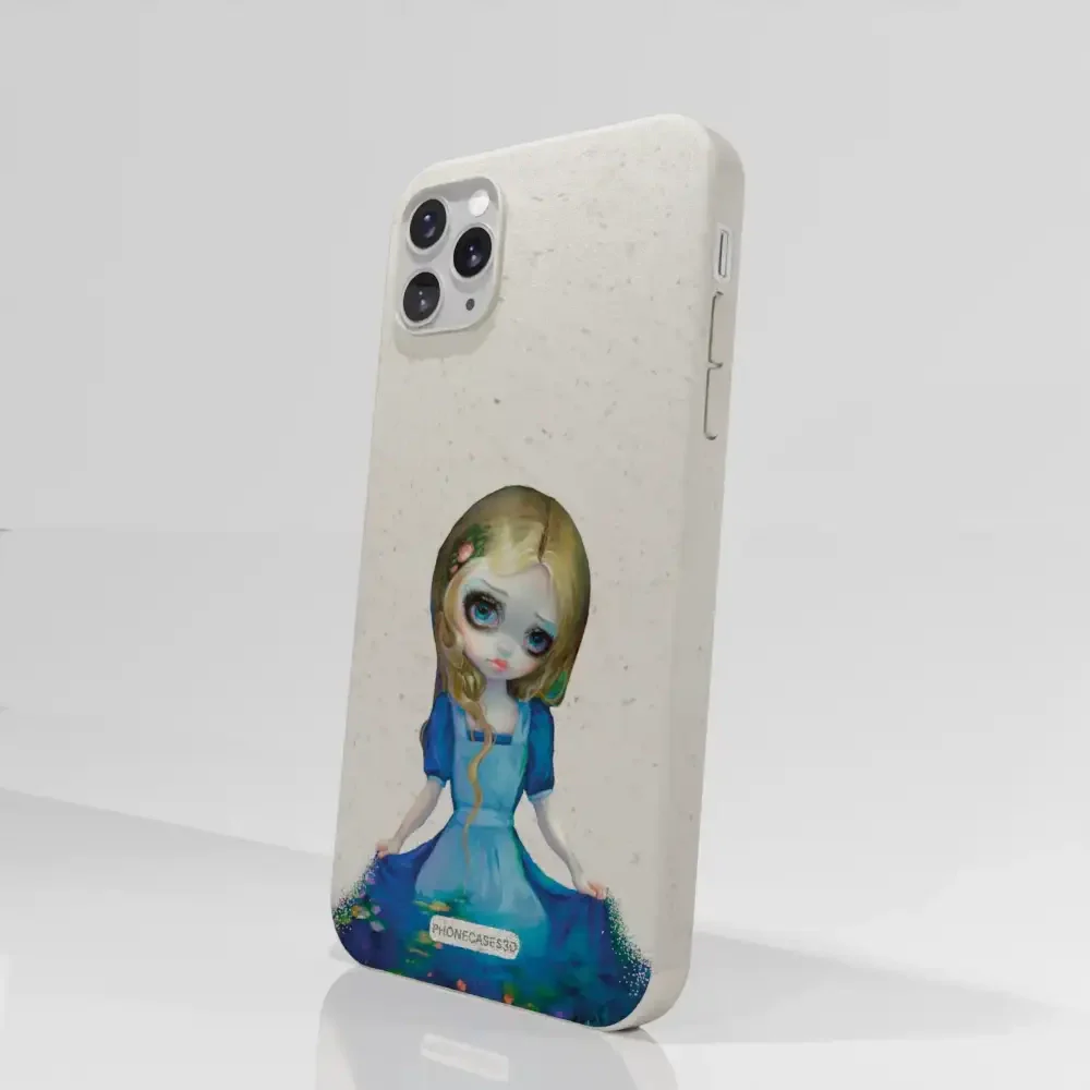 Jasmine Becket Official Compostable Phone Case Design Alice in Monets Lillies - Image 51
