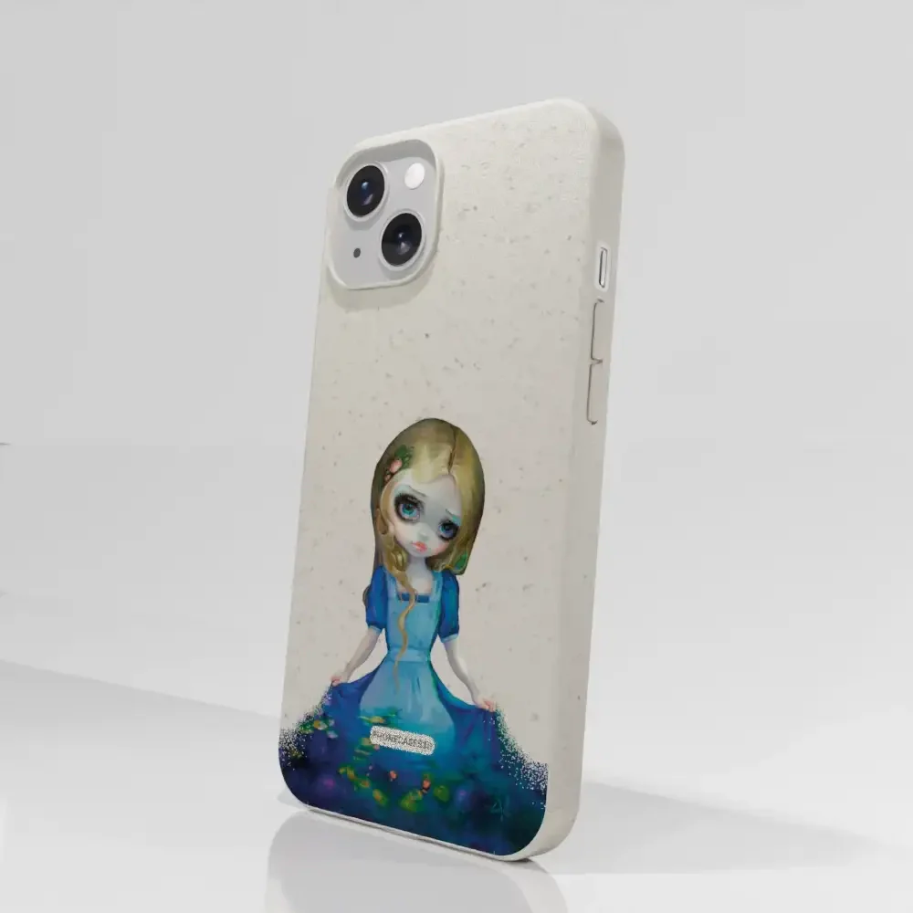 Jasmine Becket Official Compostable Phone Case Design Alice in Monets Lillies - Image 55
