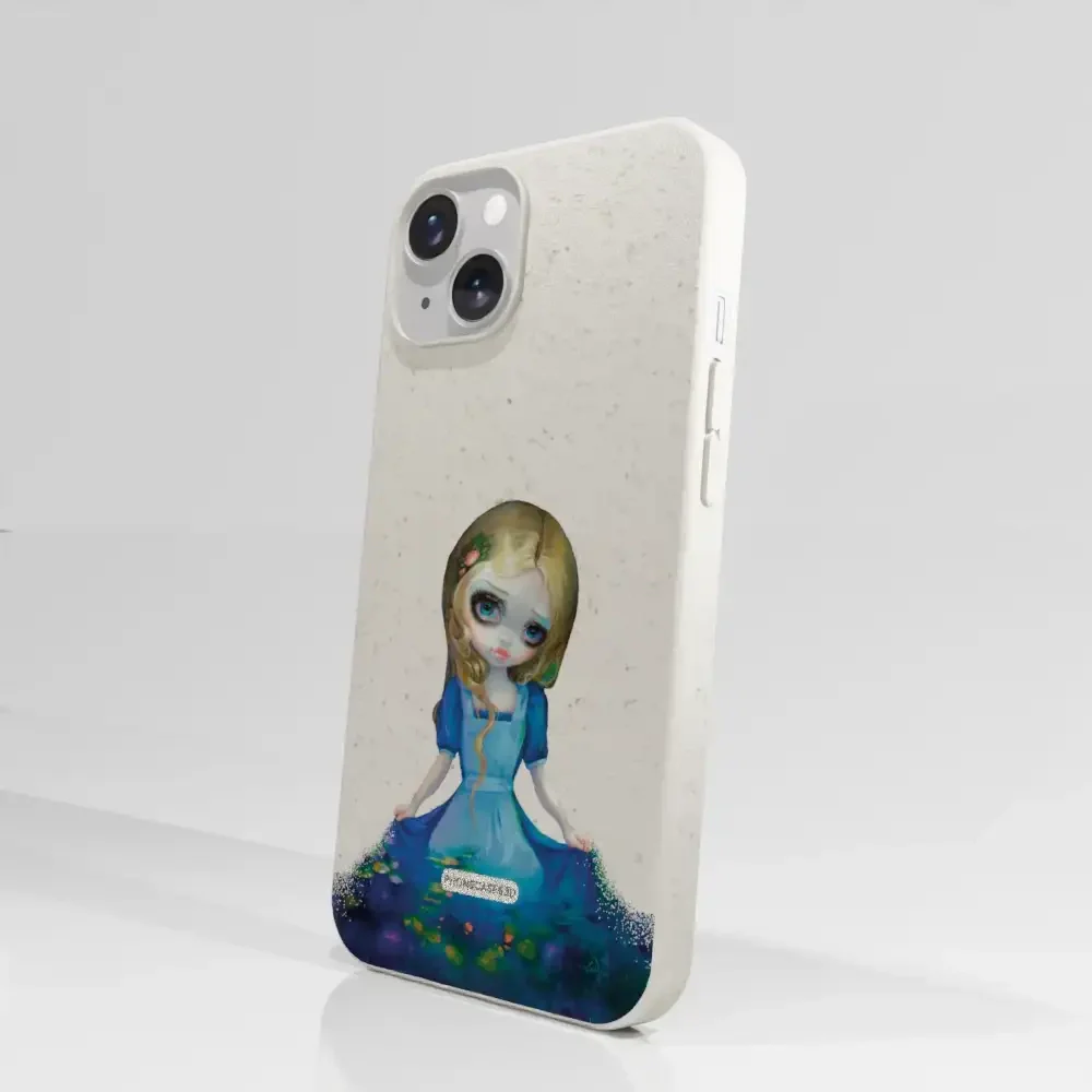 Jasmine Becket Official Compostable Phone Case Design Alice in Monets Lillies - Image 58