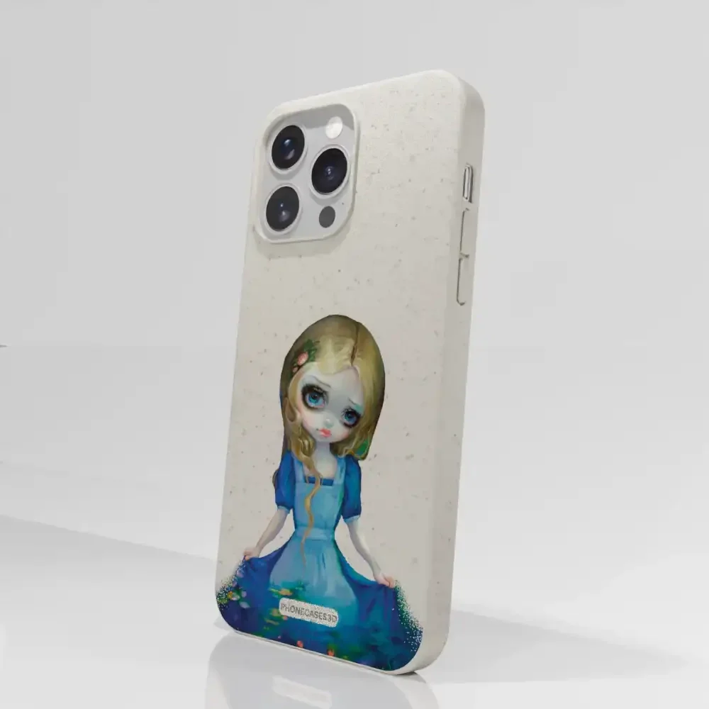 Jasmine Becket Official Compostable Phone Case Design Alice in Monets Lillies - Image 67