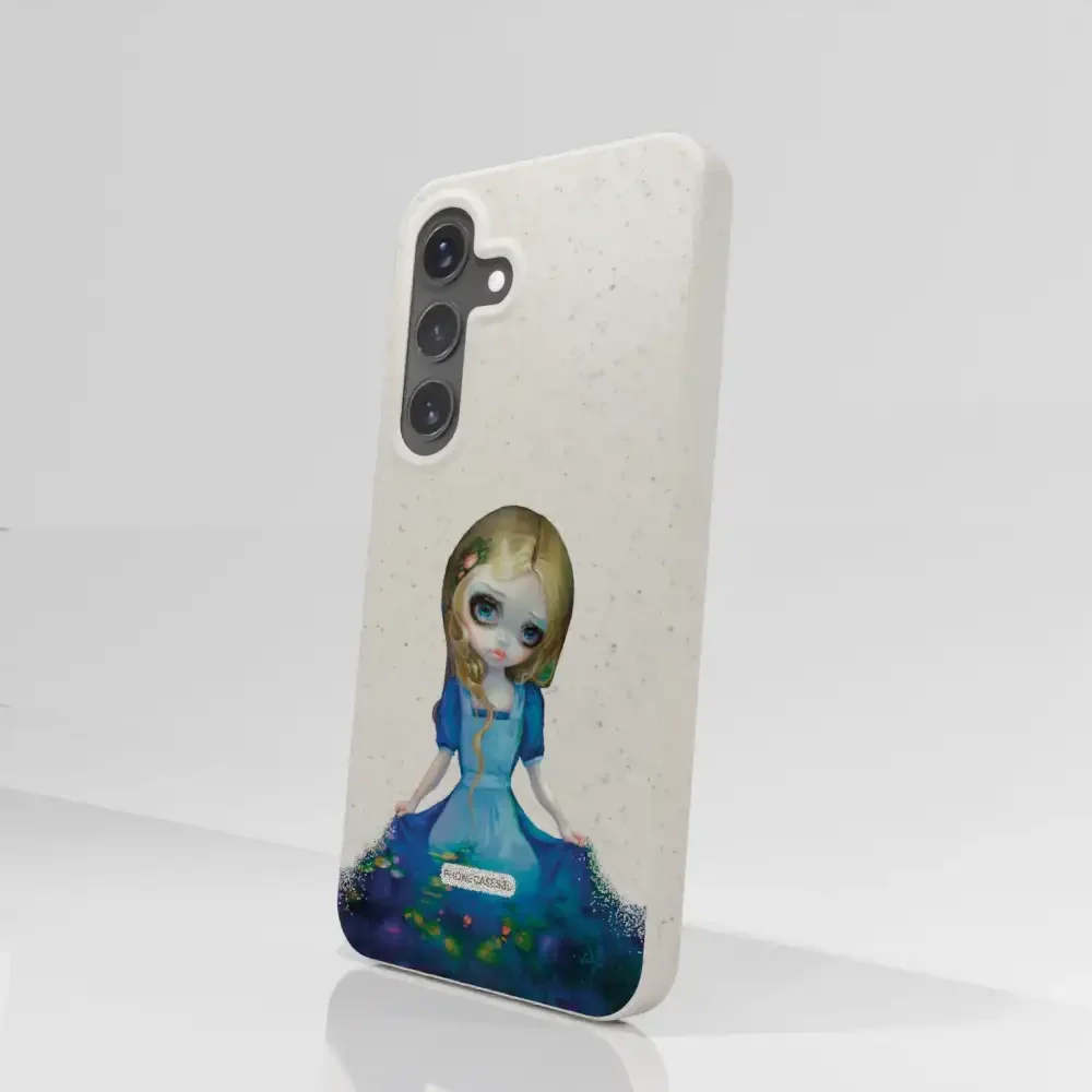Jasmine Becket Official Compostable Phone Case Design Alice in Monets Lillies - Image 85