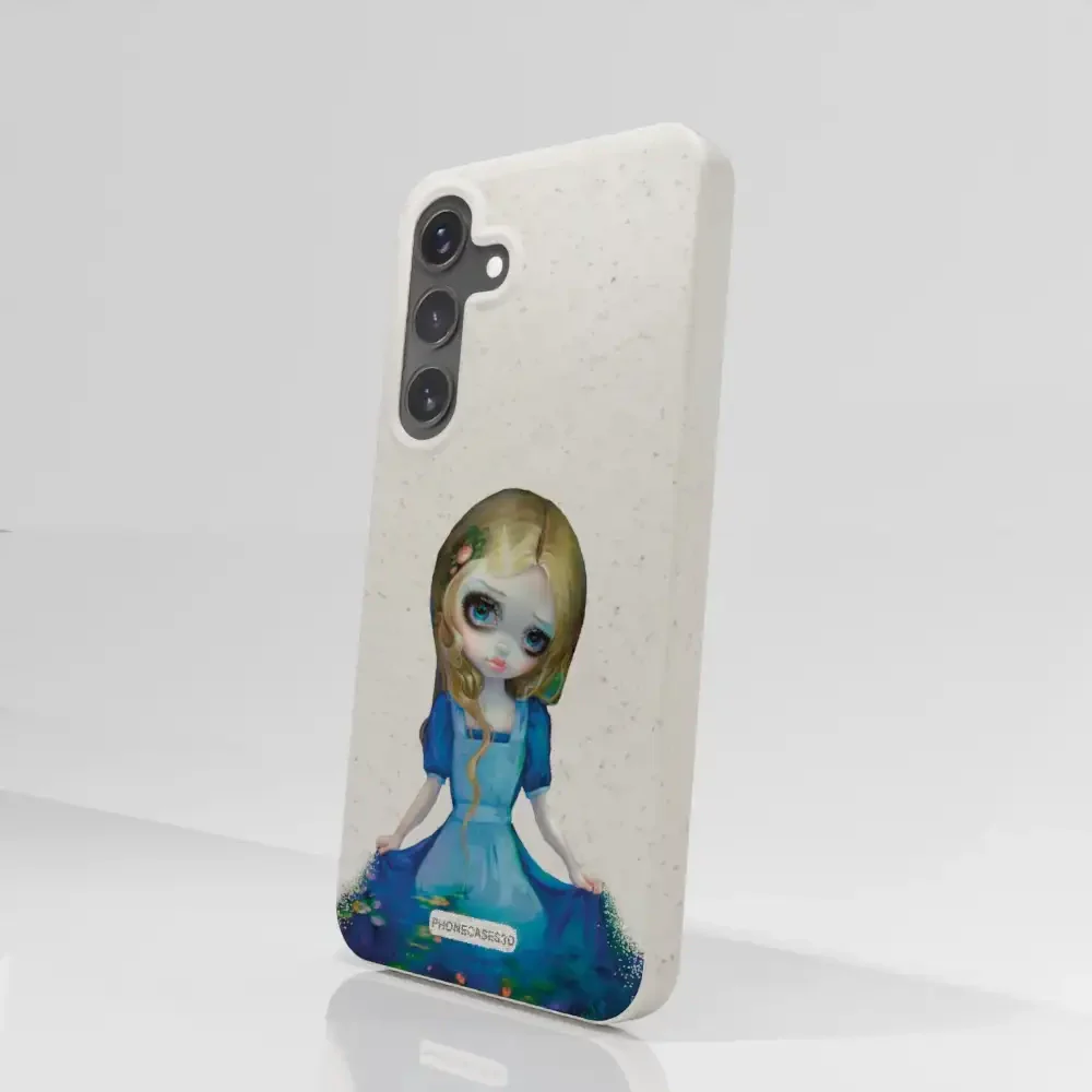 Jasmine Becket Official Compostable Phone Case Design Alice in Monets Lillies - Image 86