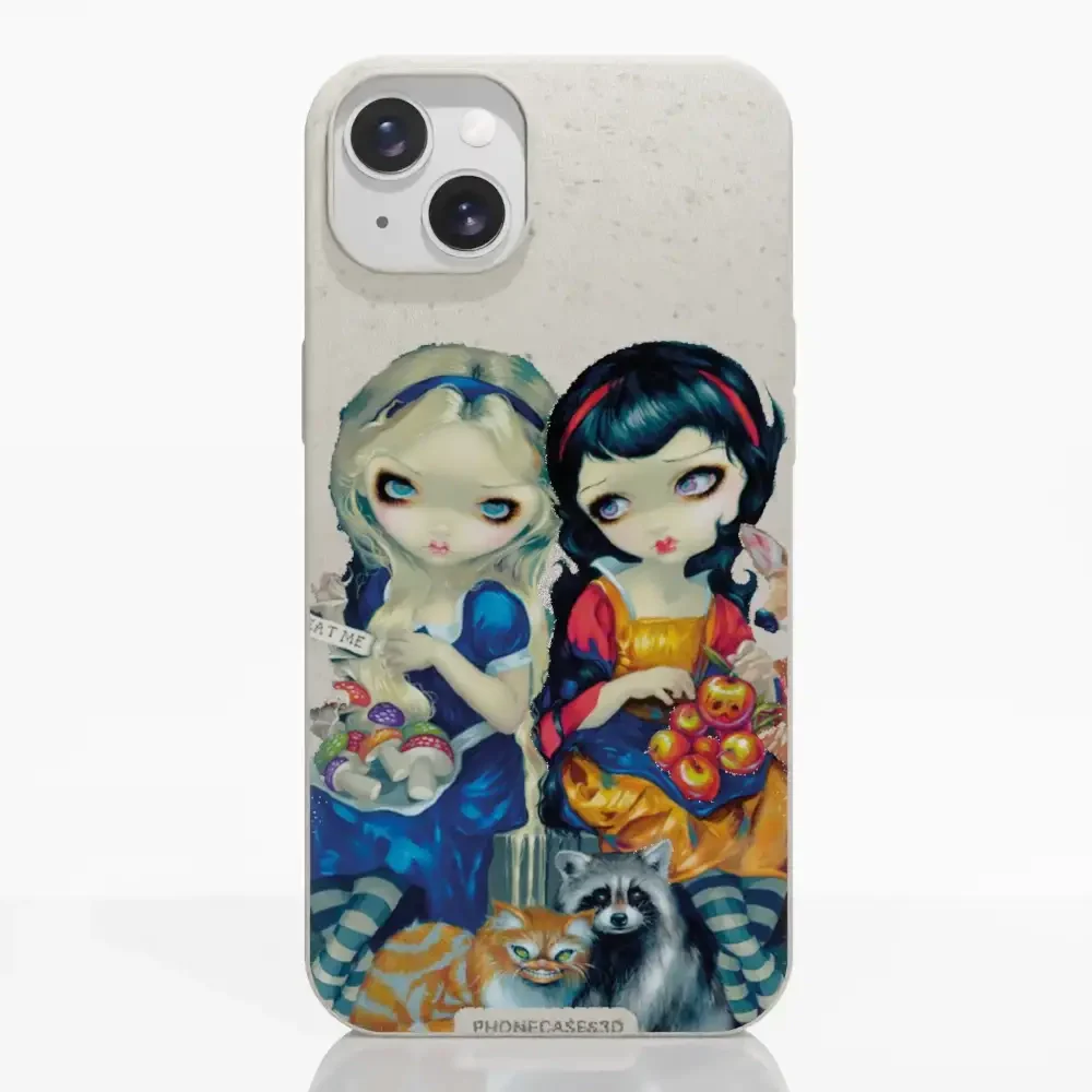 Jasmine Becket Official Compostable Phone Case Design Alice & Snow White - Image 15