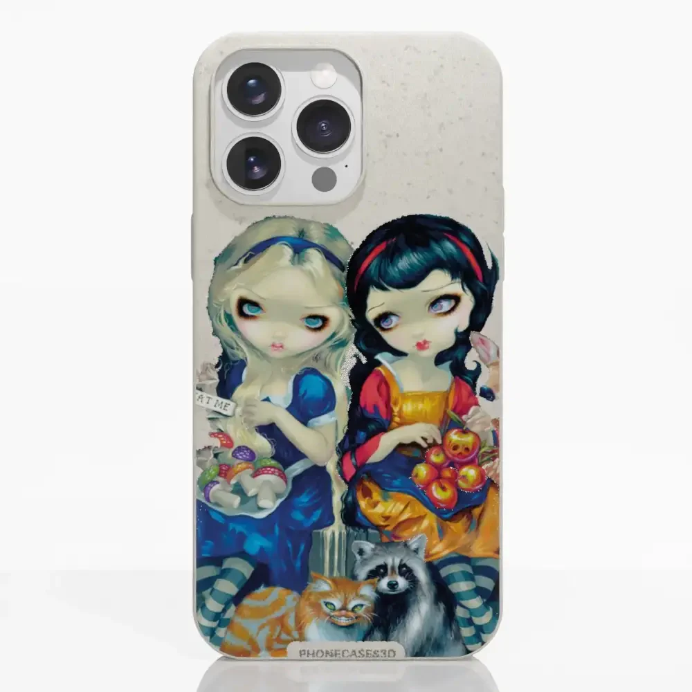 Jasmine Becket Official Compostable Phone Case Design Alice & Snow White - Image 17