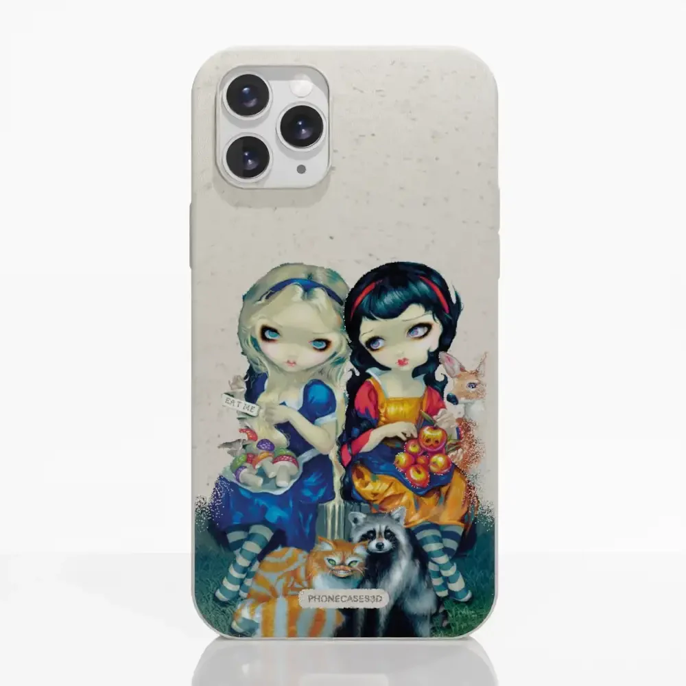 Jasmine Becket Official Compostable Phone Case Design Alice & Snow White - Image 2