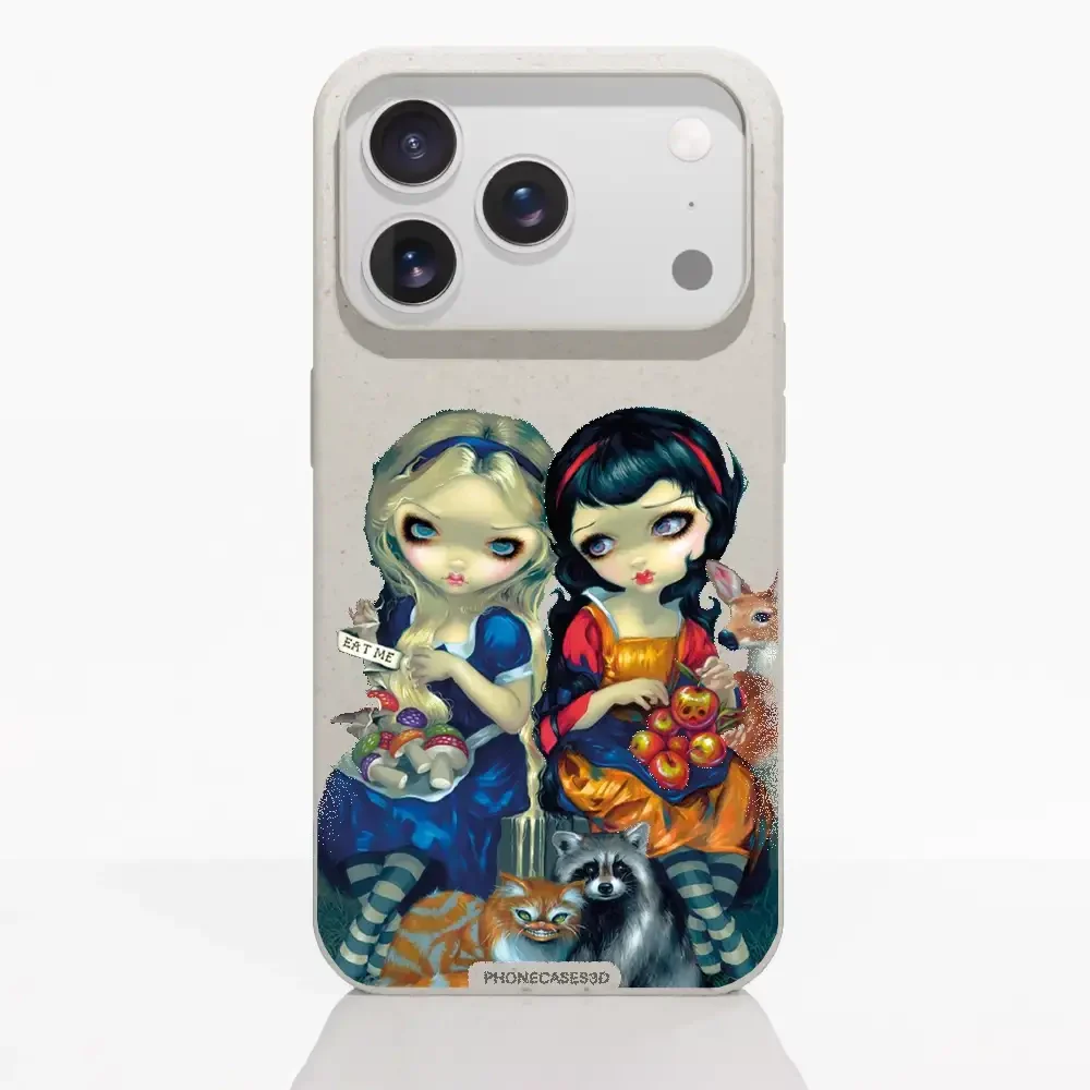 Jasmine Becket Official Compostable Phone Case Design Alice & Snow White - Image 25