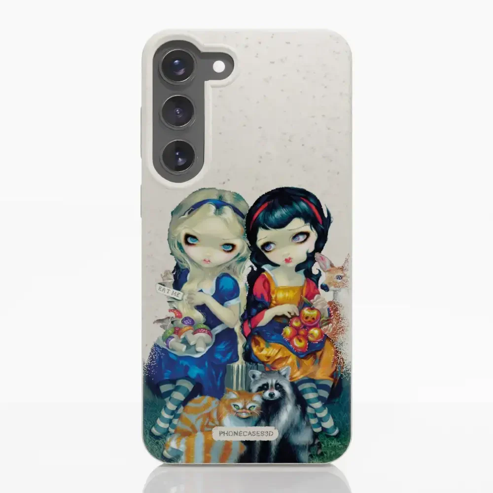 Jasmine Becket Official Compostable Phone Case Design Alice & Snow White - Image 34