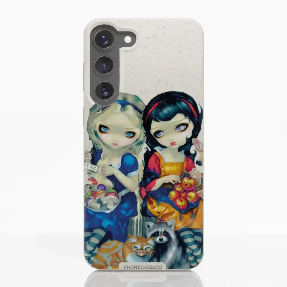 Jasmine Becket Official Compostable Phone Case Design Alice & Snow White - Image 35