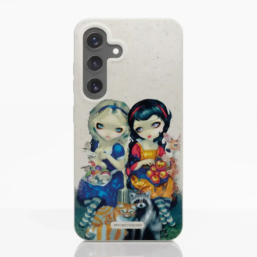 Jasmine Becket Official Compostable Phone Case Design Alice & Snow White - Image 40