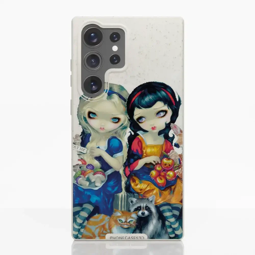 Jasmine Becket Official Compostable Phone Case Design Alice & Snow White - Image 42