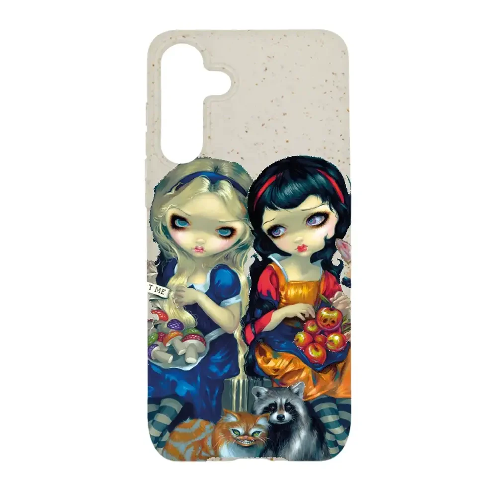 Jasmine Becket Official Compostable Phone Case Design Alice & Snow White - Image 48