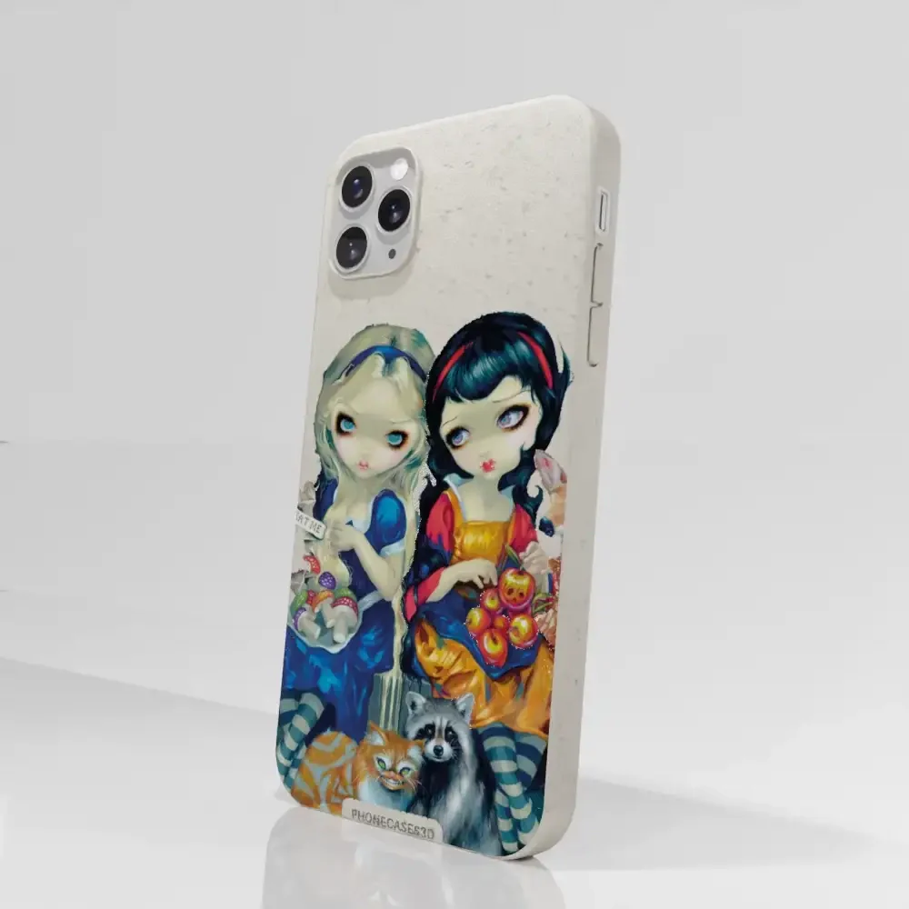 Jasmine Becket Official Compostable Phone Case Design Alice & Snow White - Image 51