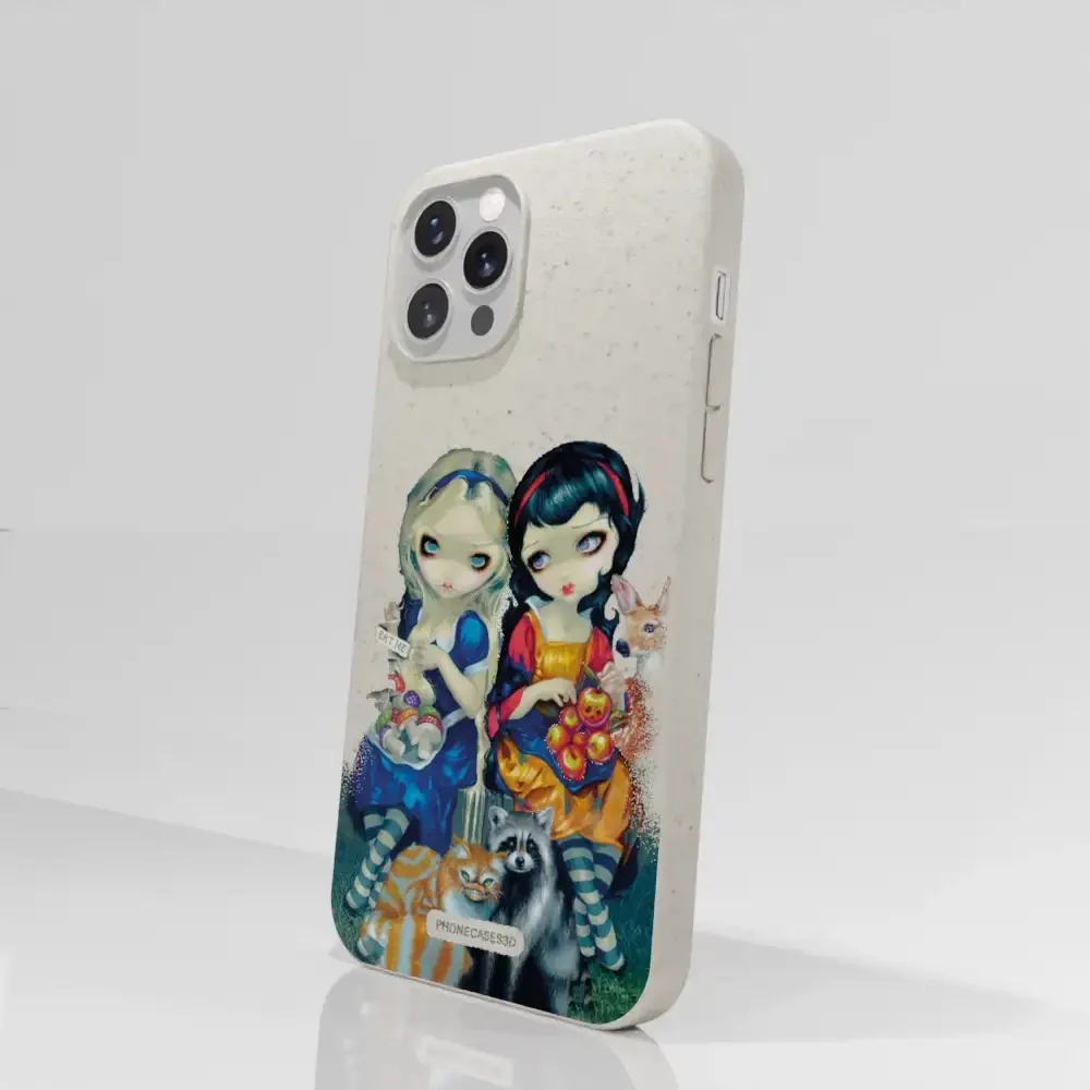 Jasmine Becket Official Compostable Phone Case Design Alice & Snow White - Image 53