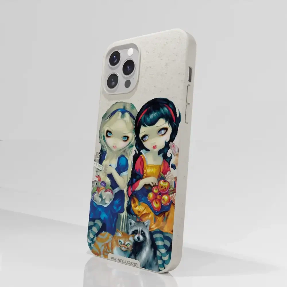 Jasmine Becket Official Compostable Phone Case Design Alice & Snow White - Image 54