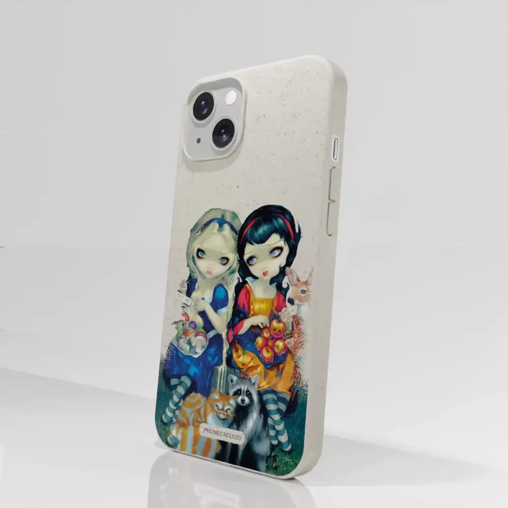 Jasmine Becket Official Compostable Phone Case Design Alice & Snow White - Image 55