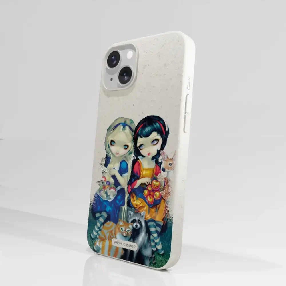 Jasmine Becket Official Compostable Phone Case Design Alice & Snow White - Image 58