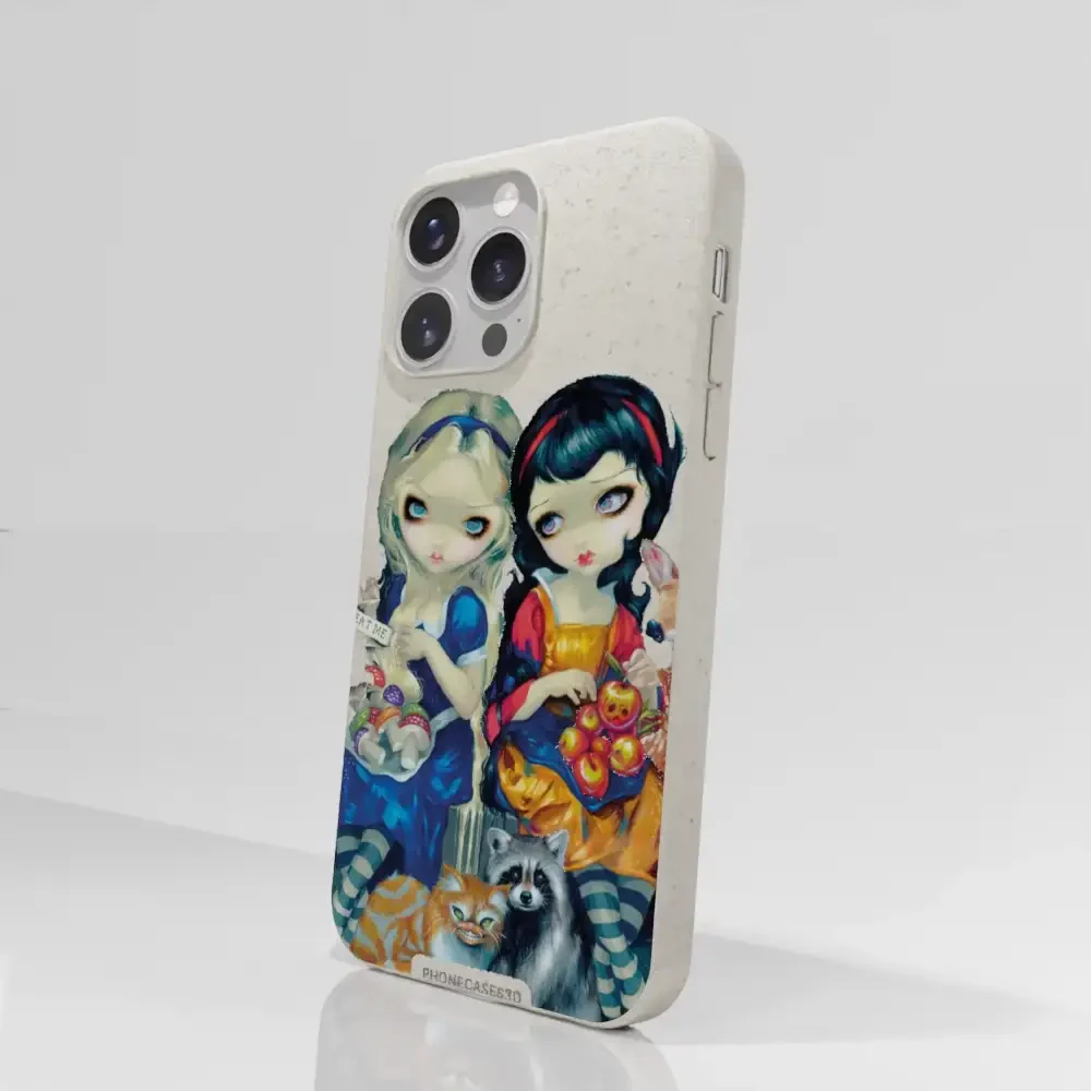 Jasmine Becket Official Compostable Phone Case Design Alice & Snow White - Image 63