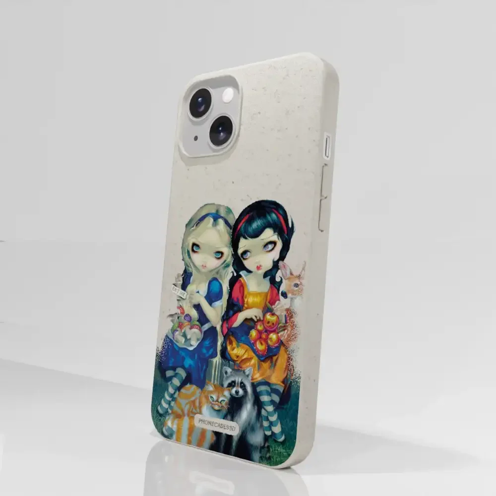 Jasmine Becket Official Compostable Phone Case Design Alice & Snow White - Image 64