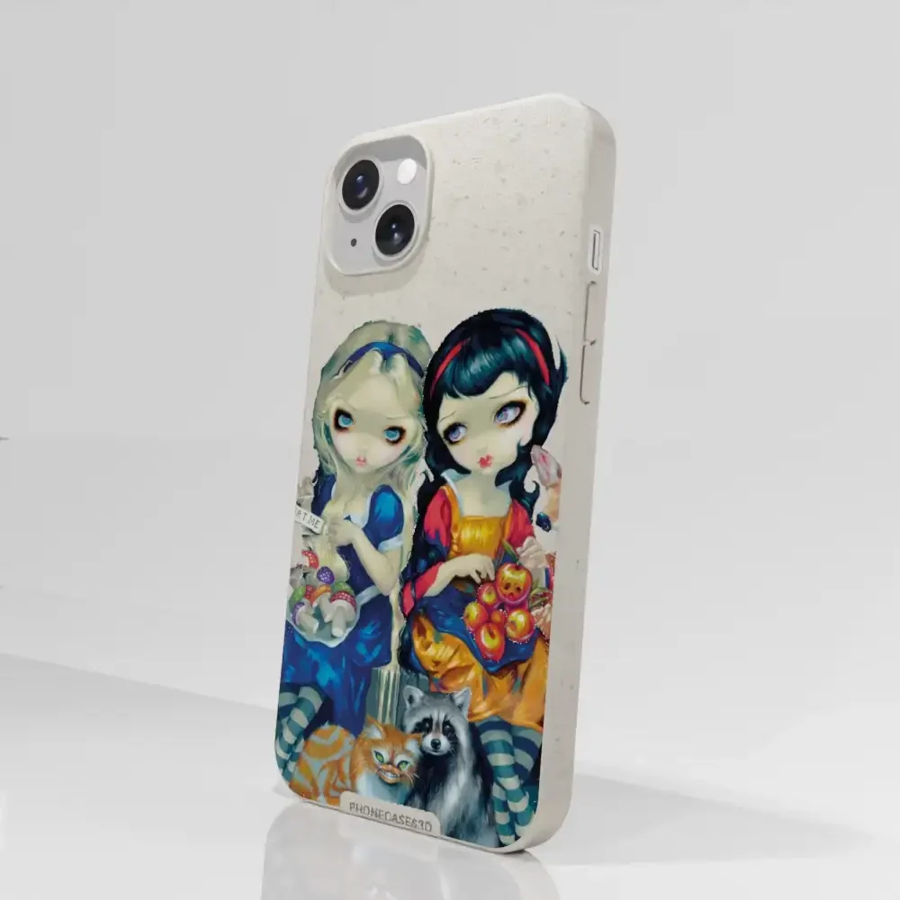 Jasmine Becket Official Compostable Phone Case Design Alice & Snow White - Image 65