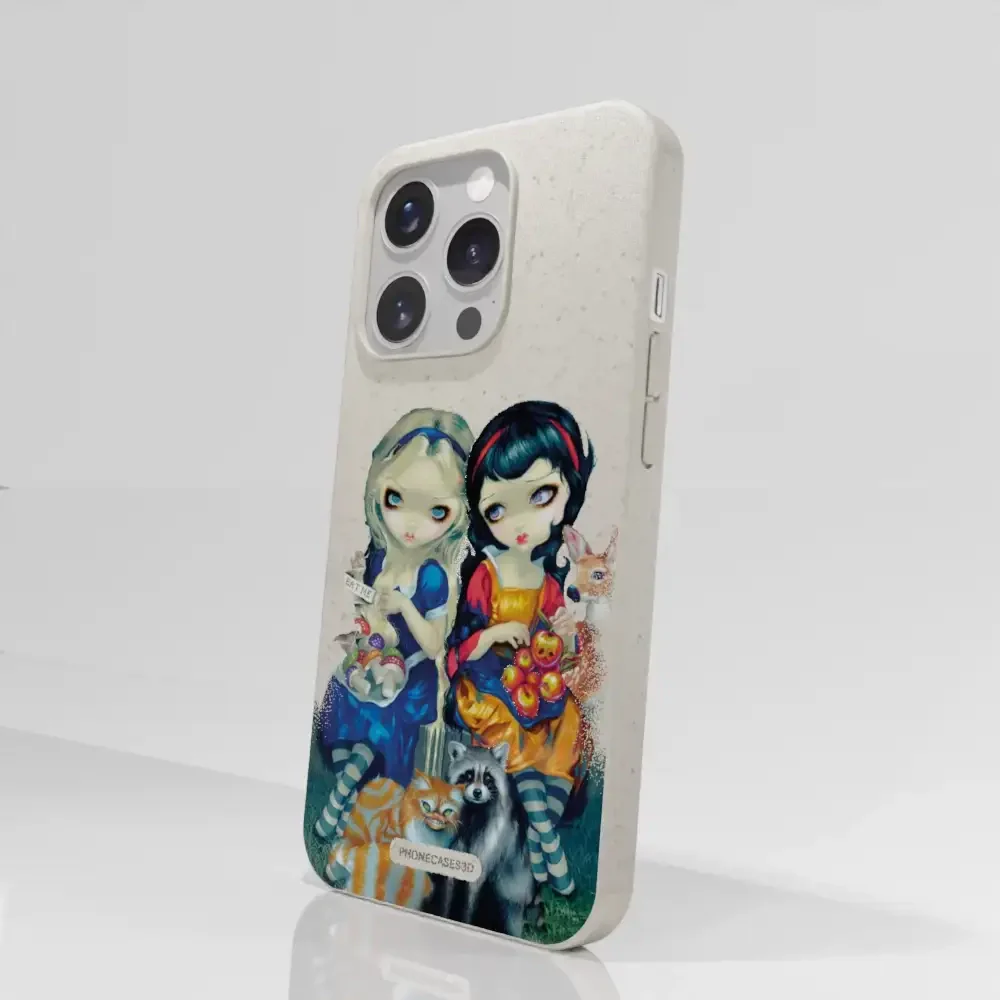 Jasmine Becket Official Compostable Phone Case Design Alice & Snow White - Image 66