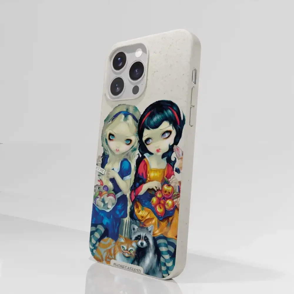 Jasmine Becket Official Compostable Phone Case Design Alice & Snow White - Image 67