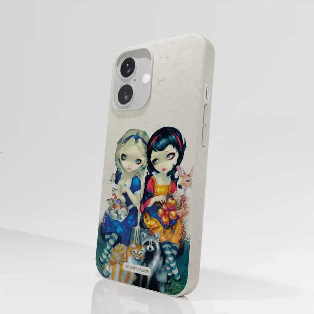 Jasmine Becket Official Compostable Phone Case Design Alice & Snow White - Image 68