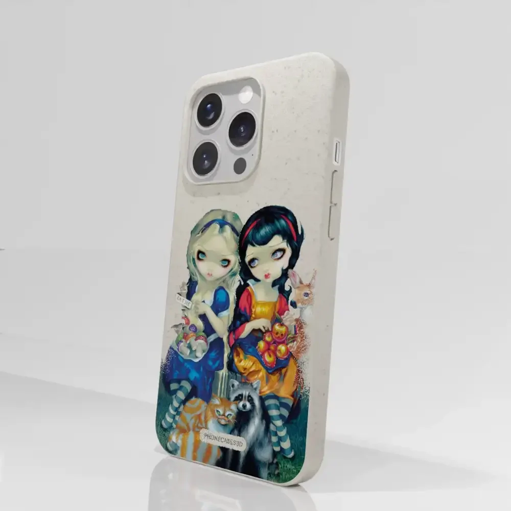 Jasmine Becket Official Compostable Phone Case Design Alice & Snow White - Image 71
