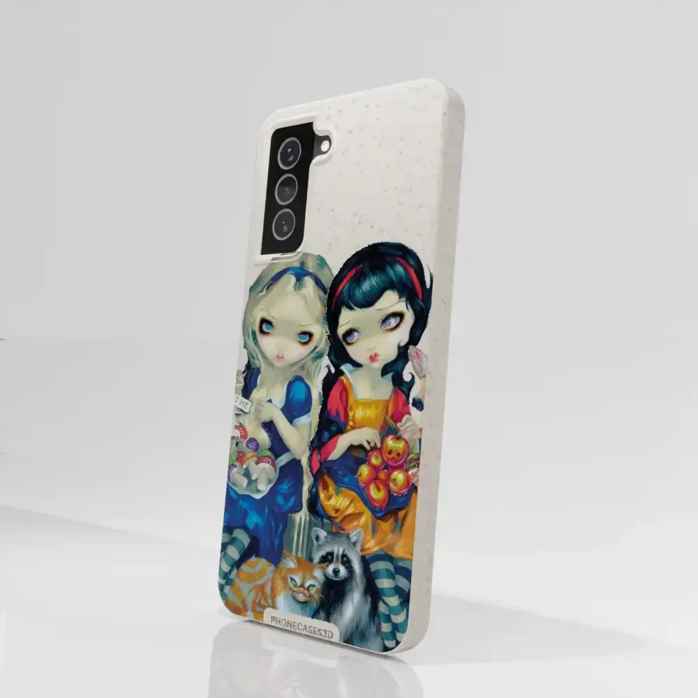 Jasmine Becket Official Compostable Phone Case Design Alice & Snow White - Image 74
