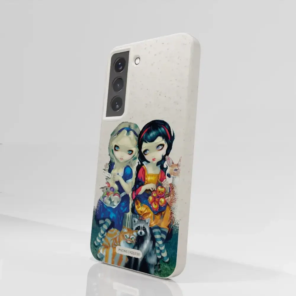 Jasmine Becket Official Compostable Phone Case Design Alice & Snow White - Image 76