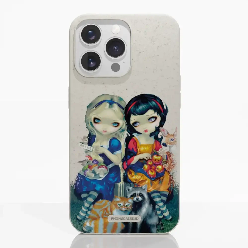 Jasmine Becket Official Compostable Phone Case Design Alice & Snow White - Image 8