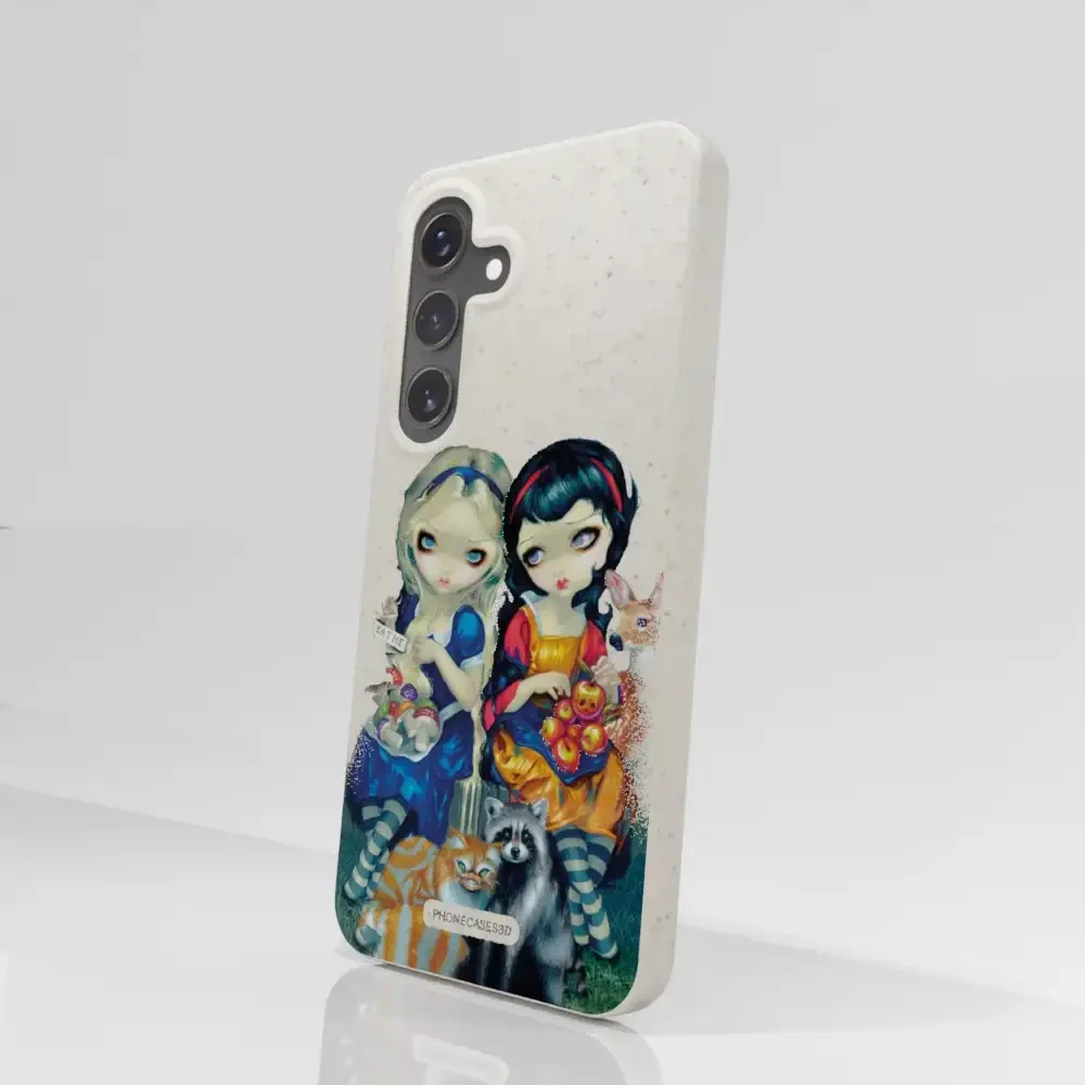 Jasmine Becket Official Compostable Phone Case Design Alice & Snow White - Image 82