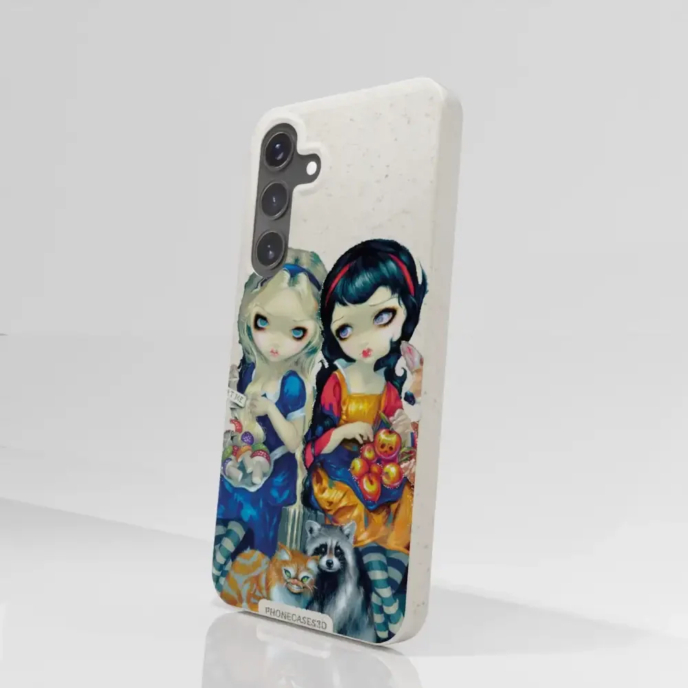 Jasmine Becket Official Compostable Phone Case Design Alice & Snow White - Image 83