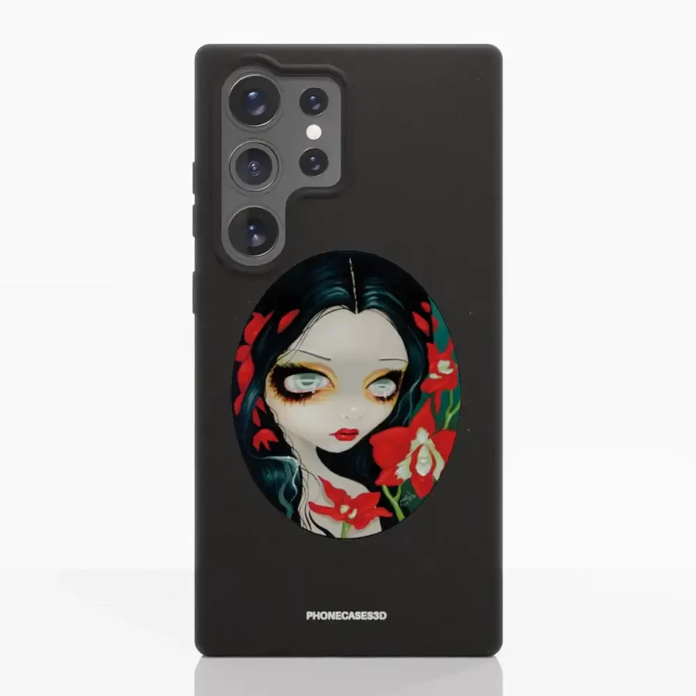 Jasmine Becket Official Compostable Phone Case Design Blood Orchid - Image 44