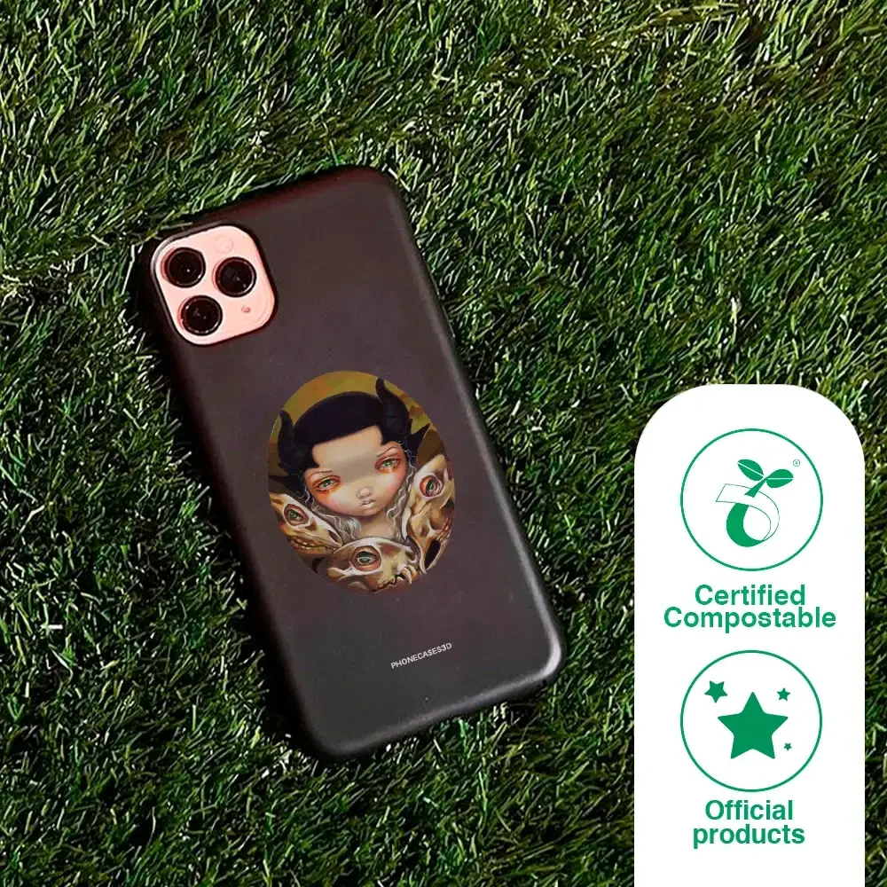 Jasmine Becket Official Compostable Phone Case Design Delicate Bones - Image 49