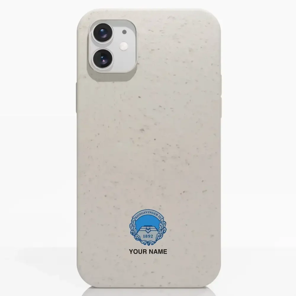 Kongsvinger IL Official Compostable Phone Case Design 28 + Name