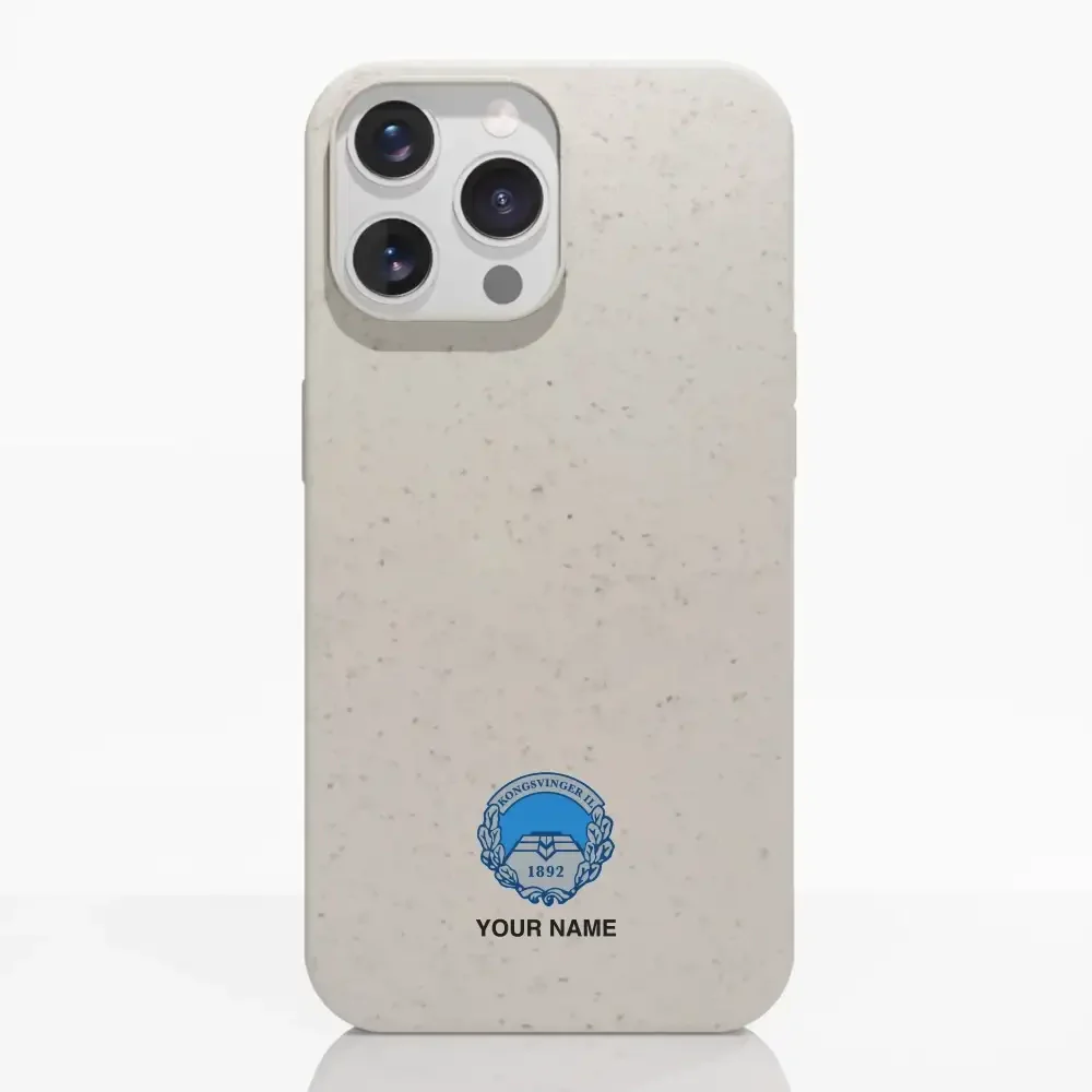 Kongsvinger IL Official Compostable Phone Case Design 28 + Name - Image 12