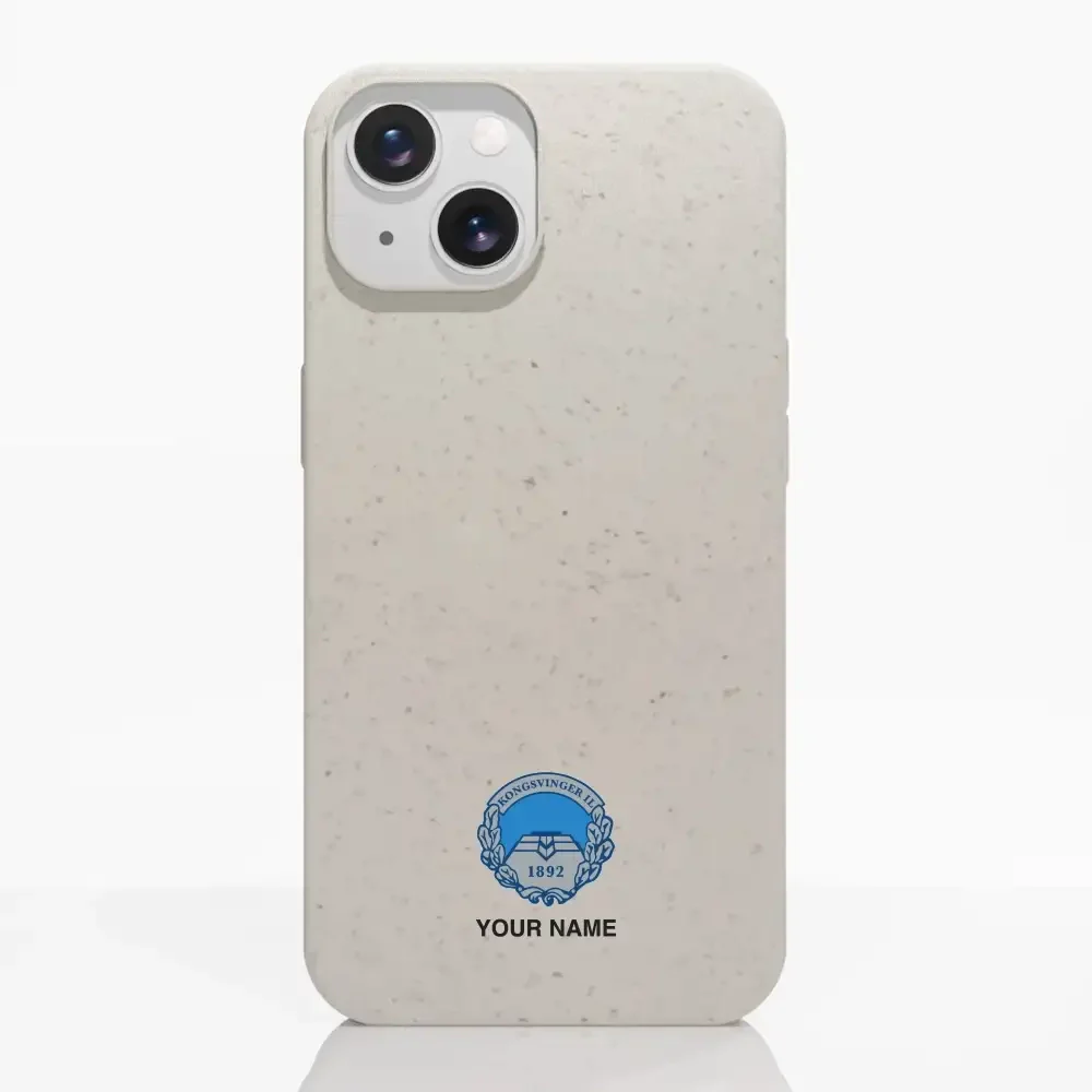 Kongsvinger IL Official Compostable Phone Case Design 28 + Name - Image 15