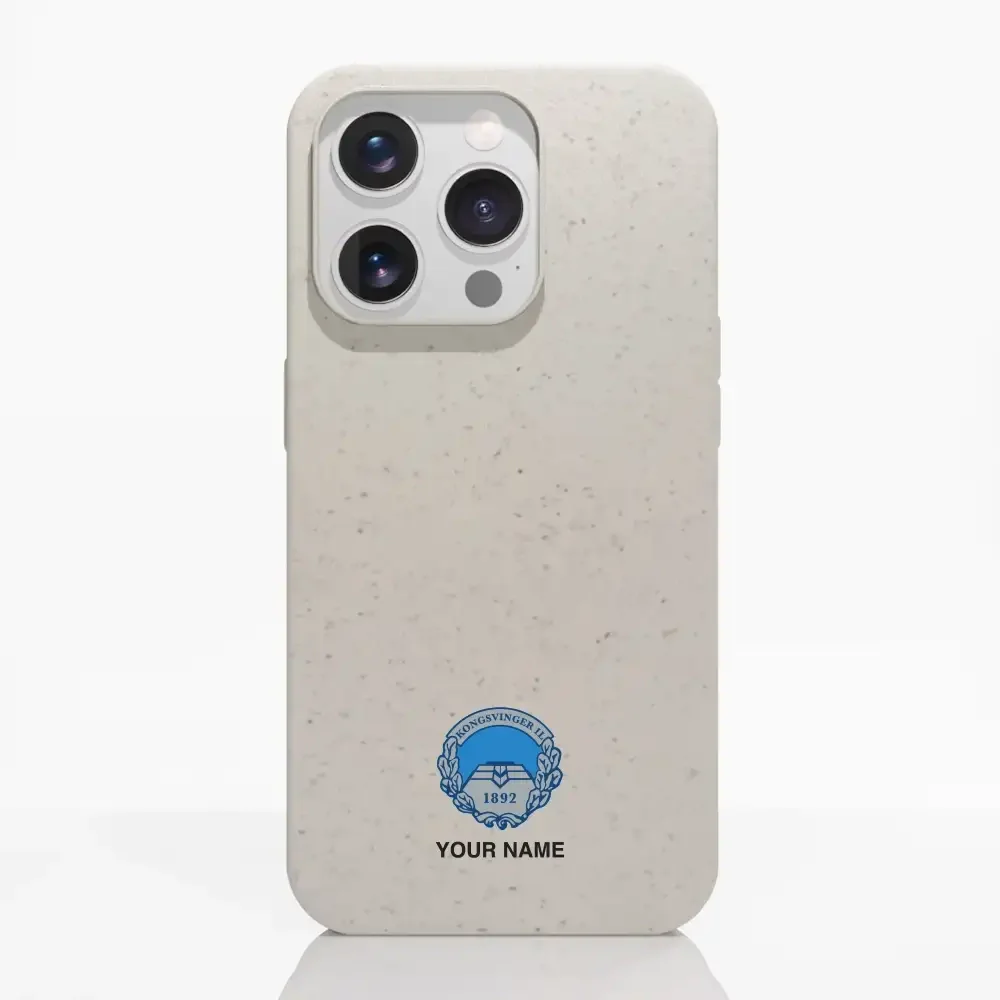 Kongsvinger IL Official Compostable Phone Case Design 28 + Name - Image 21