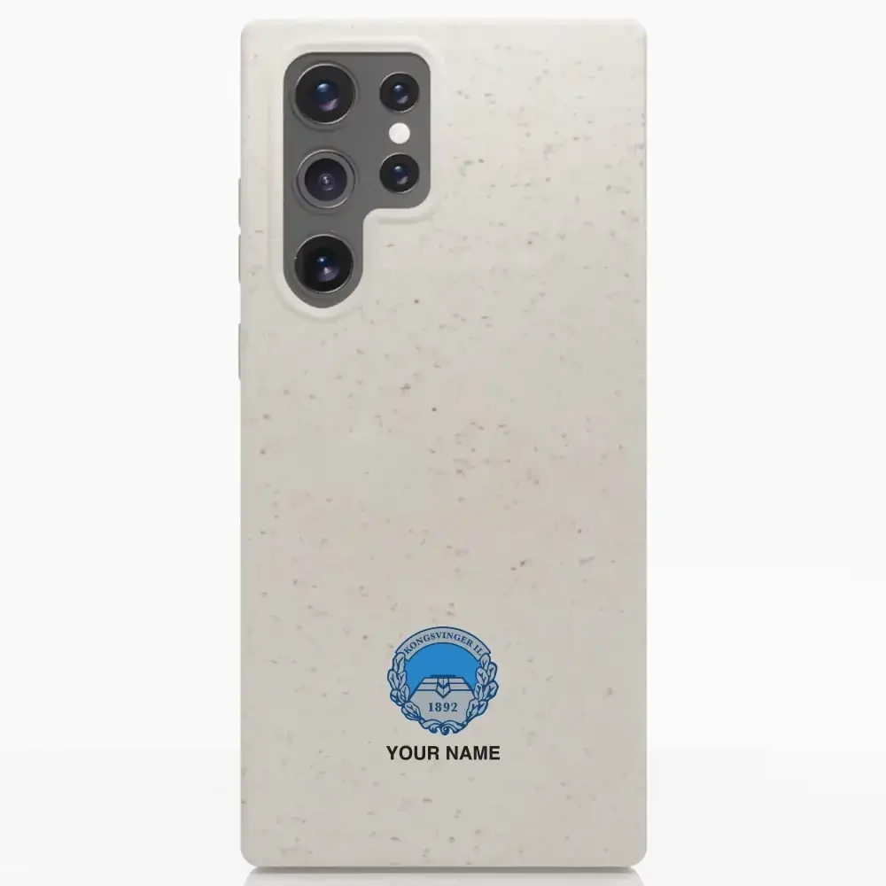 Kongsvinger IL Official Compostable Phone Case Design 28 + Name - Image 29