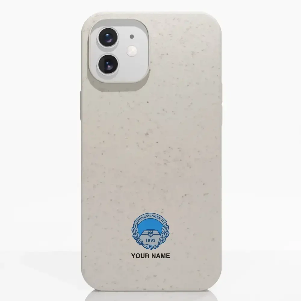 Kongsvinger IL Official Compostable Phone Case Design 28 + Name - Image 4