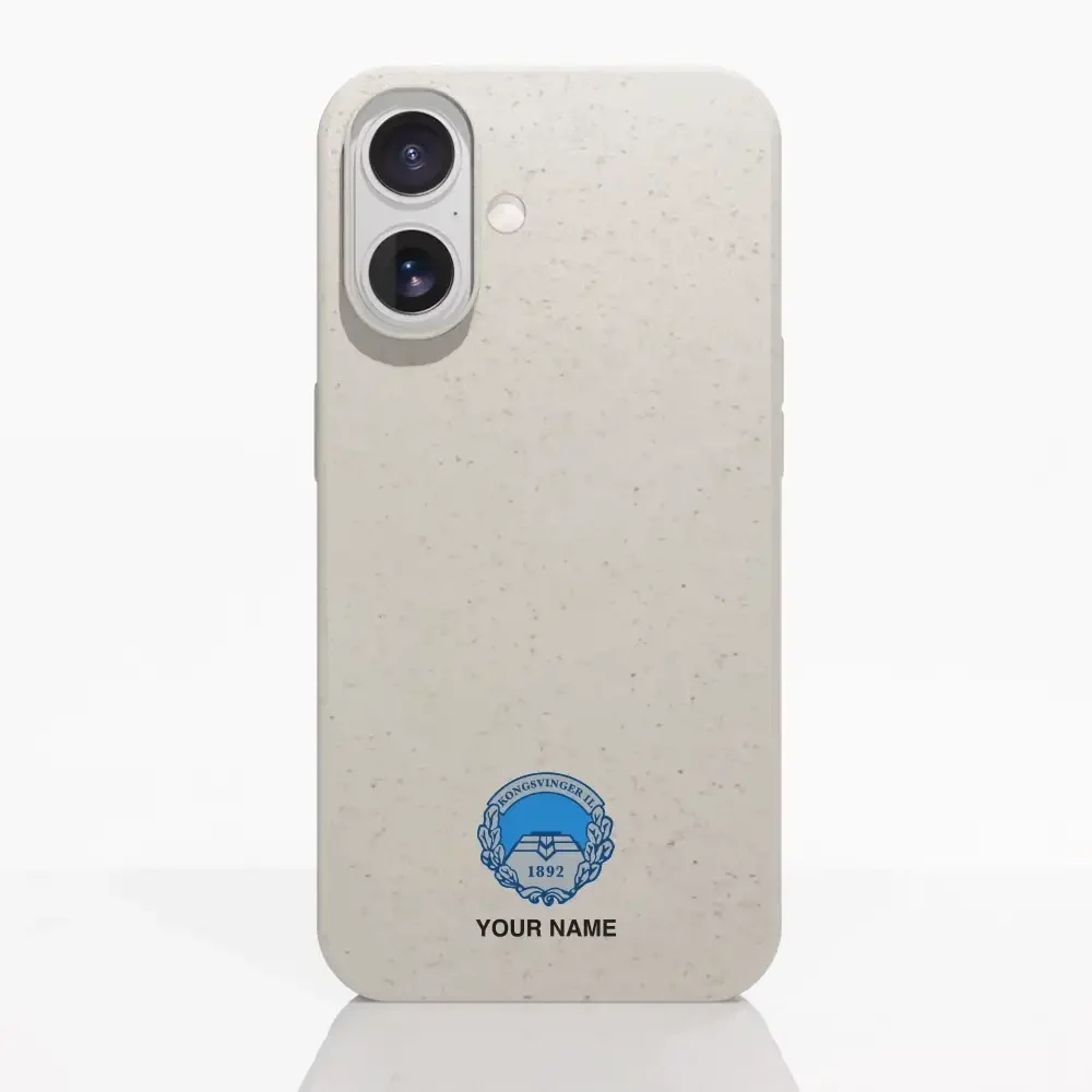 Kongsvinger IL Official Compostable Phone Case Design 28 + Name - Image 45