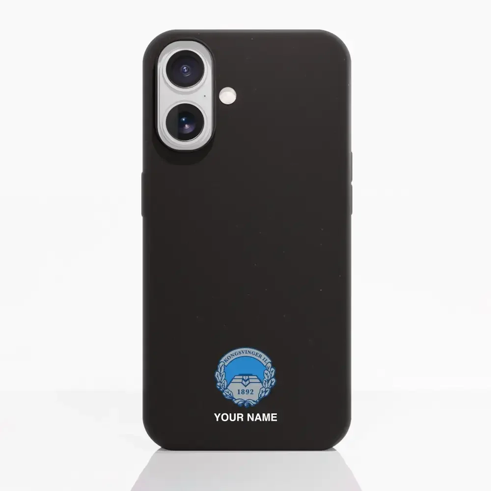 Kongsvinger IL Official Compostable Phone Case Design 29 + Name - Image 44
