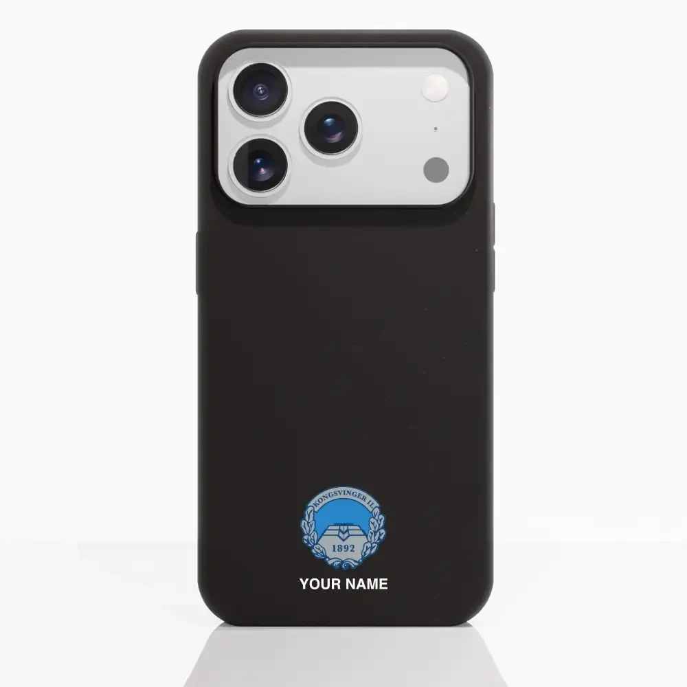 Kongsvinger IL Official Compostable Phone Case Design 29 + Name - Image 46