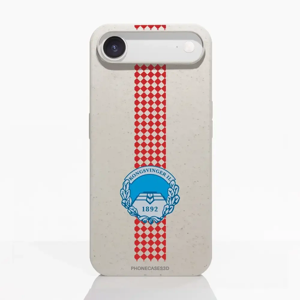 Kongsvinger IL Official Compostable Phone Case Design Square stripe - Image 23